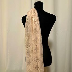 Pink and gold gorgeous scarf and shawl